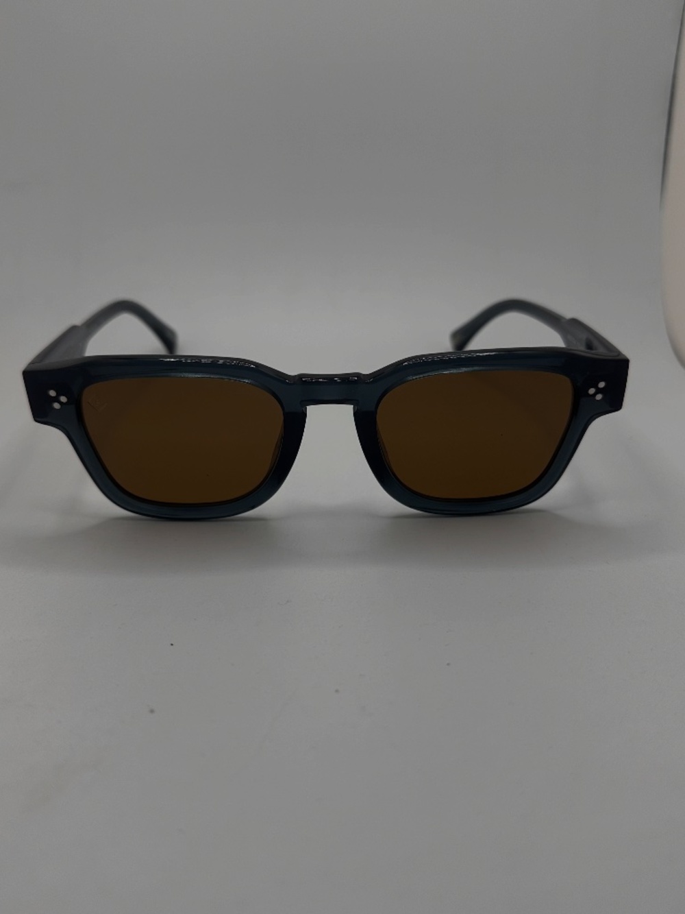 RAEN Sunglasses - Rece in Absinthe Blue Crystal with Polarized Amber lens